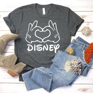 ✨Bella Canvas✨ Disney Hand Love T-Shirt, Love Tee